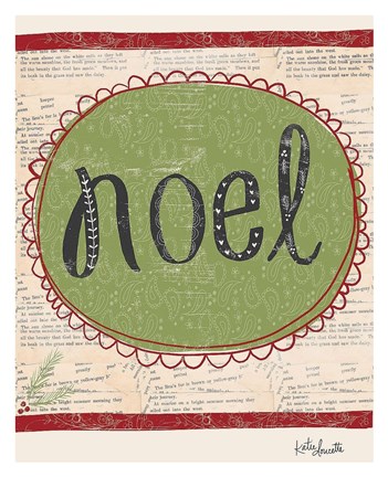 Framed Noel Print
