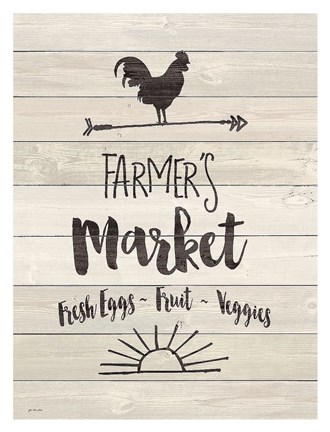 Framed Farmer&#39;s Market - Sign Print
