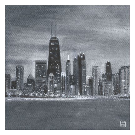 Framed Chicago Square Print