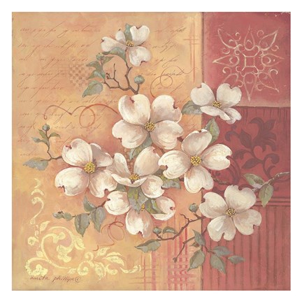 Framed Beautiful Magnolias Print