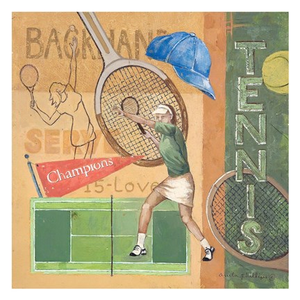 Framed Serve! Print