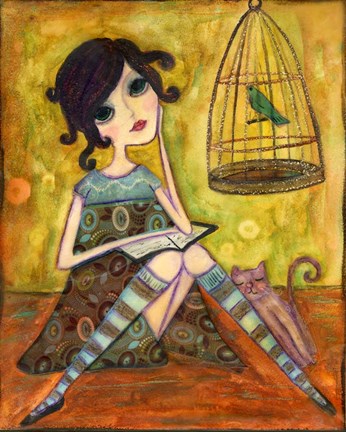 Framed Good Book Print