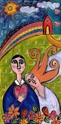 Framed Big Diva Wedding Day Print