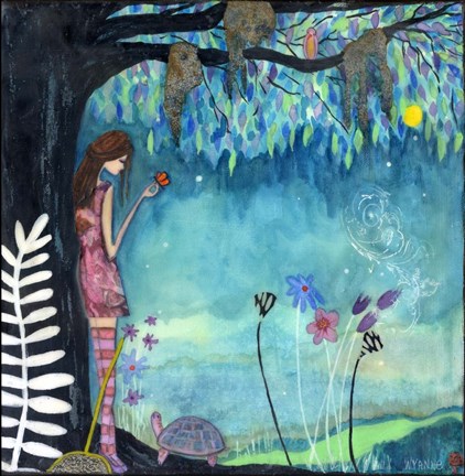 Framed Big Eyed Girl Release Print