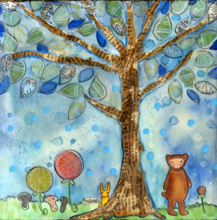 Framed Hide And Seek Print