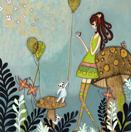 Framed She Loves Nature Print