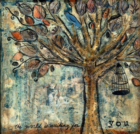 Framed World Is Waiting For You Print