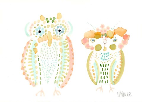 Framed Birds of a Feather Print