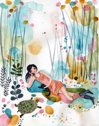 Framed Me Time Print