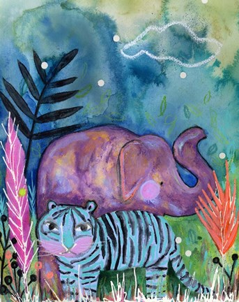 Framed Might Rain Print