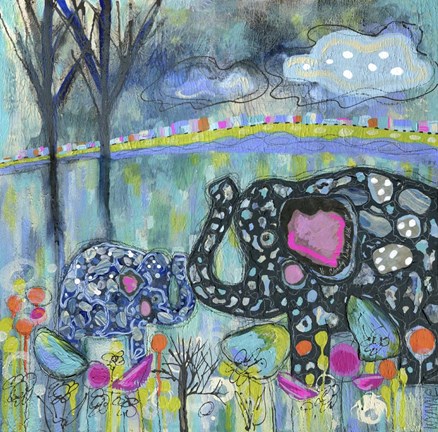 Framed No Cloudy Days With You Print