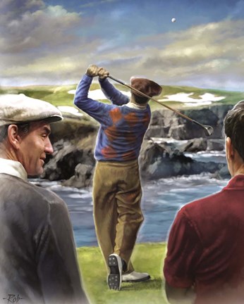Framed Ben Hogan Golf Print
