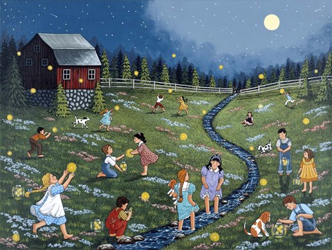 Framed Chasing Moonbeams Print