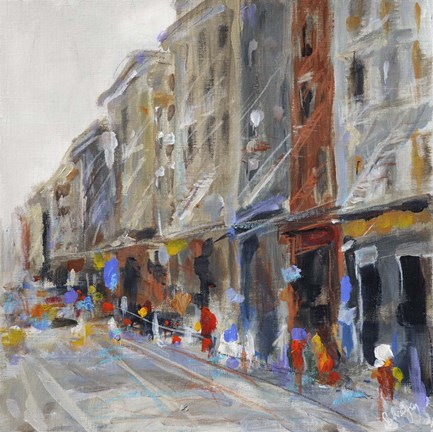 Framed Soho View Print