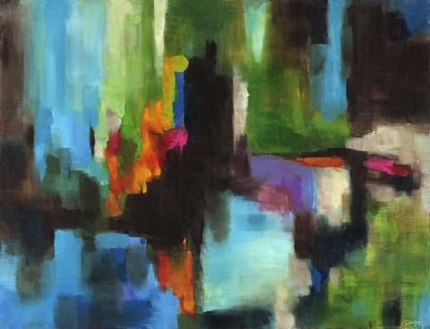 Framed From My Window Print