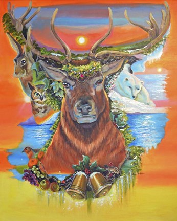 Framed Unwrap Natures Gifts Print