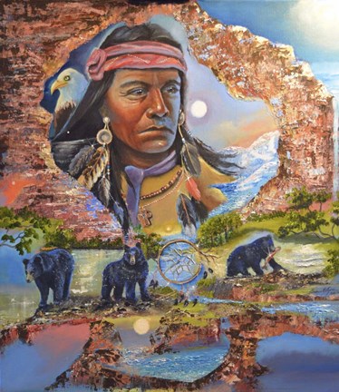 Framed Searching Print