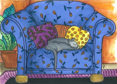 Framed Oban Chair Print