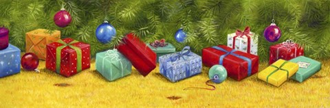 Framed Christmas Border 1 Print