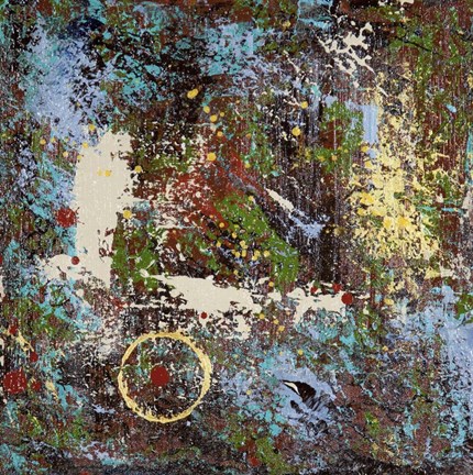 Framed Rustic Industrial 7 Canvas 3 Print