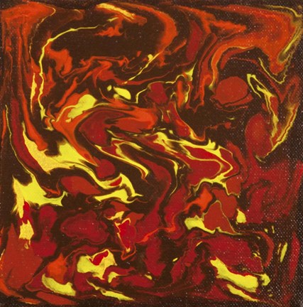 Framed Liquid Industrial IV - Canvas IV Print