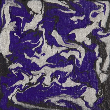 Framed Liquid Industrial IV - Canvas XI Print