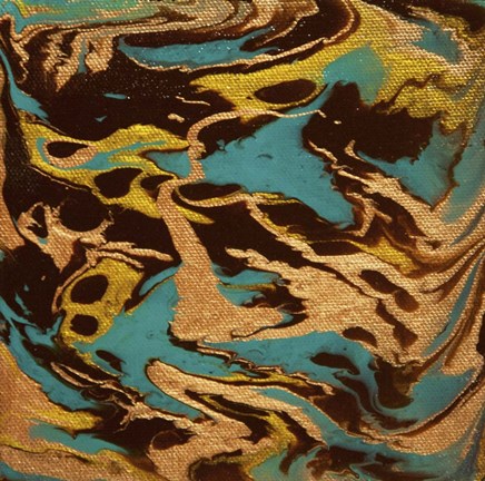 Framed Liquid Industrial IV - Canvas XIV Print