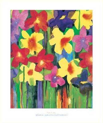 Framed Fiori d&#39;Estate Print