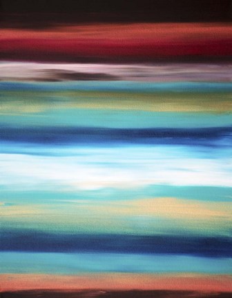 Framed Sunrise VIII - Canvas 3 Print