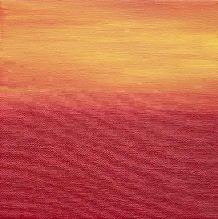 Framed Ten Sunsets - Canvas 7 Print