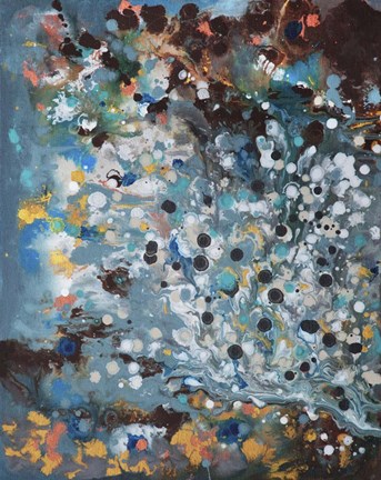 Framed Modern Universe 2 - Canvas 1 Print