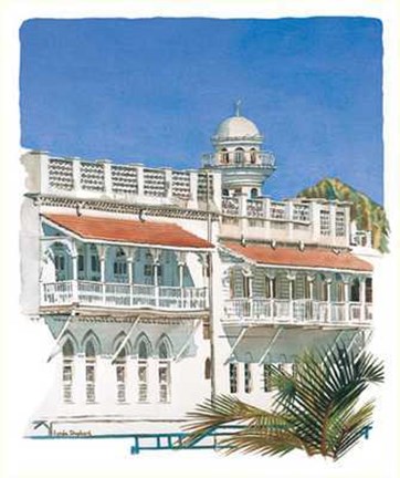 Framed View of the Old Mosque Print