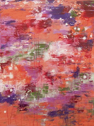 Framed Flower Garden Print