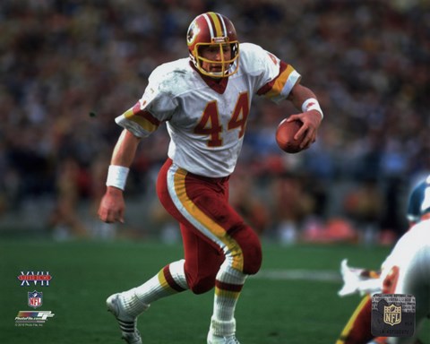 John Riggins Super Bowl XVII Action Fine Art Print by Unknown at