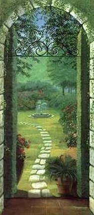 Framed Vista Dal Porticato II Print