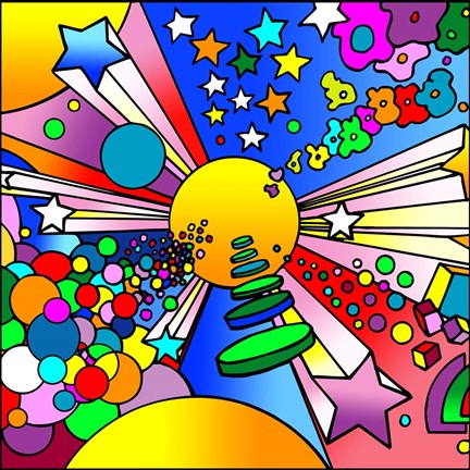 Framed Cosmic Expanding Print