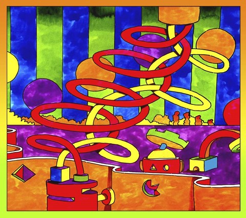 Framed Mambo Double Twist Print