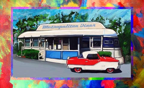 Framed Metropolitan Diner Print