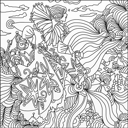 Framed Art Deco Lady Mambo 214 Print