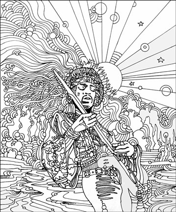 Framed Purple Haze Print