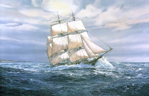 Framed Hunter&#39; Heading Out Print