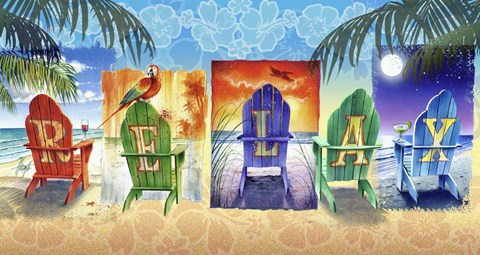 Framed Relax Chairs Print