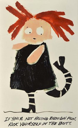 Framed Kick Butt Print