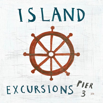 Framed Ahoy VIII Print