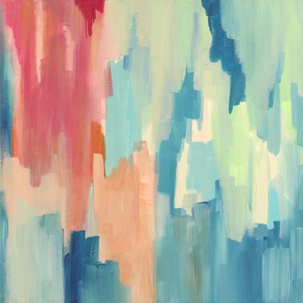 Framed Color Theory Abstract Print