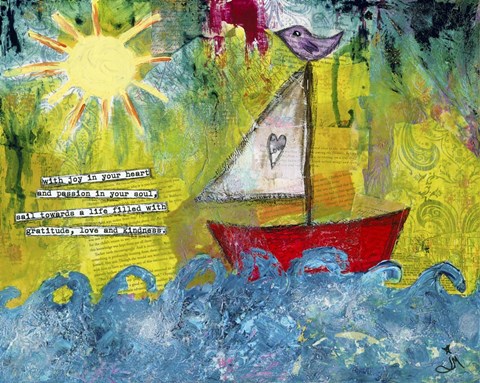 Framed Sail Towards Print