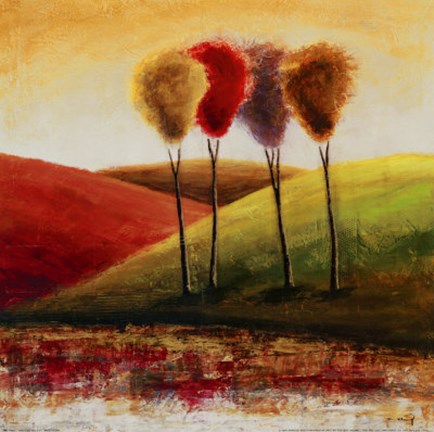 Framed Endless Hills I Print