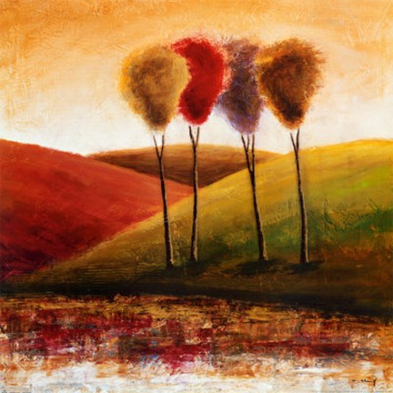 Framed Endless Hills I Print