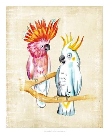 Framed Fanciful Birds IV Print