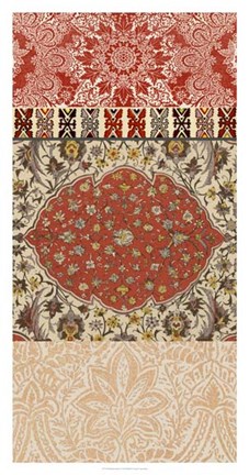 Framed Bohemian Tapestry II Print